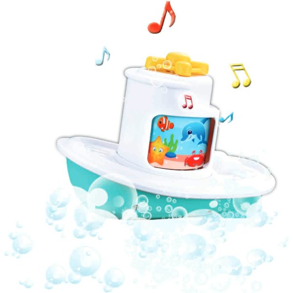 Фото - Игрушка для ванной Bb Junior Splash 'N Play музыкальный буксир (16-89024)
